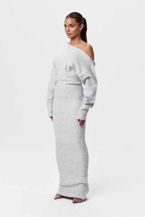 Women's Sweater Dress High Quality Fiber Drop Shoulder Style 2