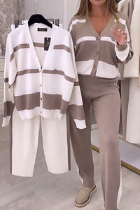 Women's Sweater Set Wool Elegant Style