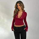Women's T Shirt With Lace 7