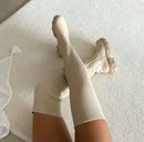 Women's Thigh High Boots Knit Style 2