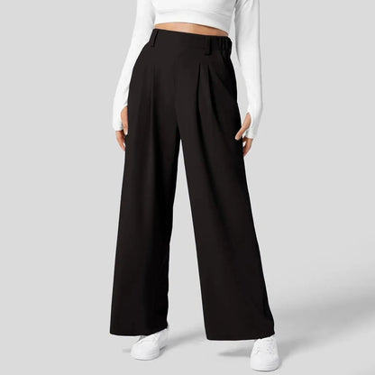 Women's Trousers Wide Leg High Waisted 0