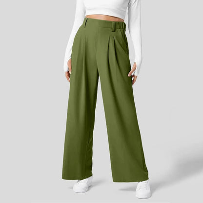 Women's Trousers Wide Leg High Waisted 2