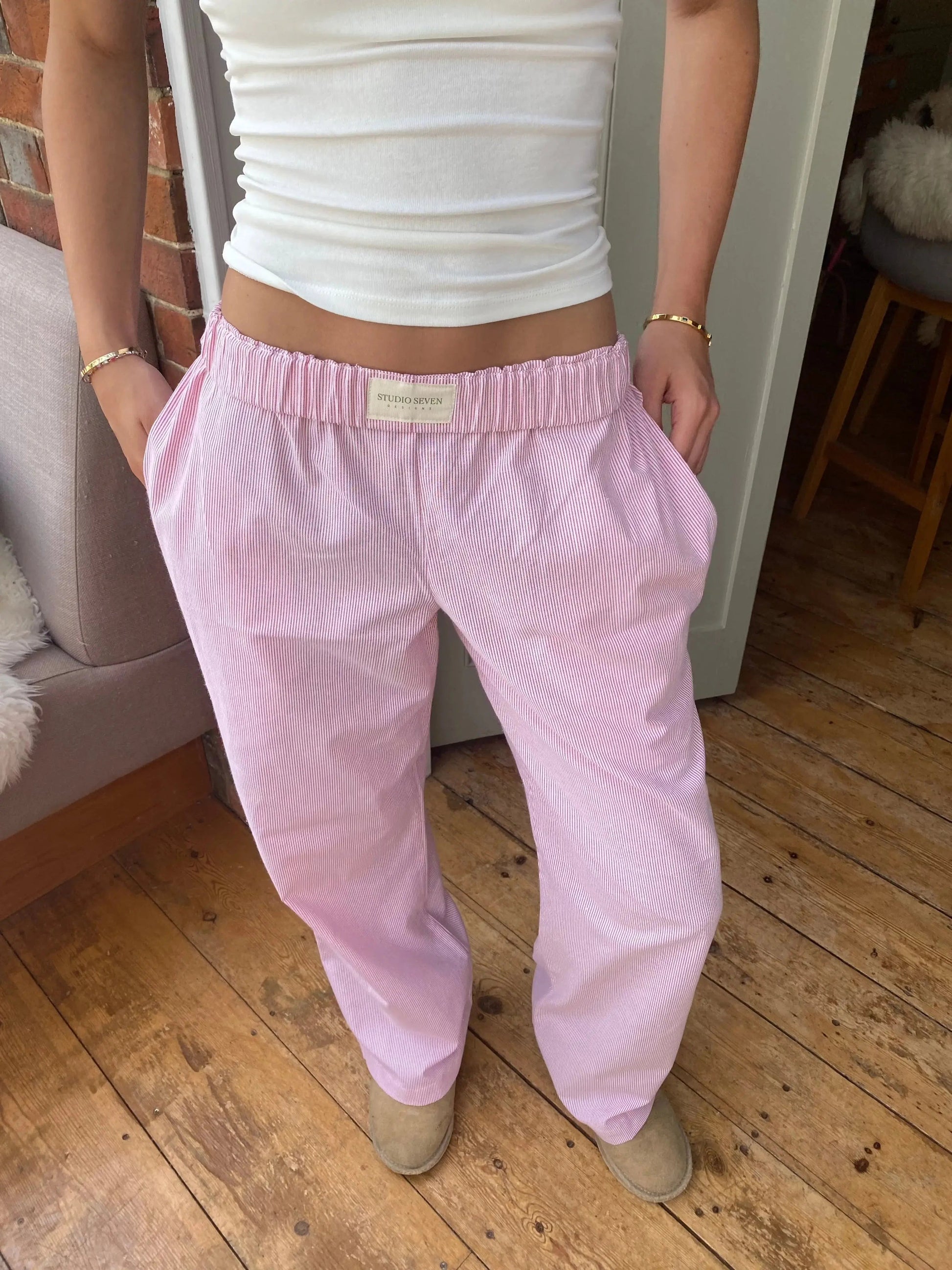 Women's Trousers With Elastic Waistband 0
