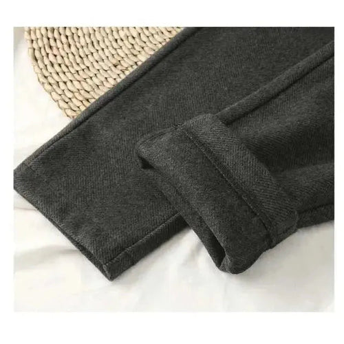 Women's Trousers Wool Blend Slim Fit 8