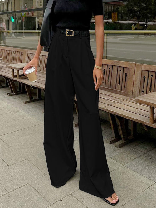 Women's Trousers Woven Fabric Regular Fit 4