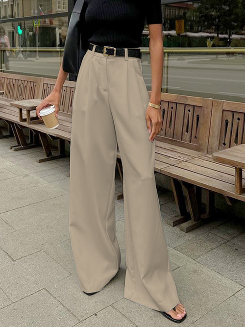 Women's Trousers Woven Fabric Regular Fit 9