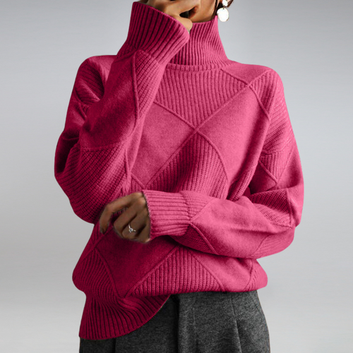 Women's Turtleneck Sweater Cashmere Style 6