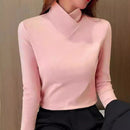 Women's Turtleneck T-Shirt Soft Fabric Chic Style 2