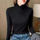 Women's Turtleneck T-Shirt Soft Fabric Chic Style 6