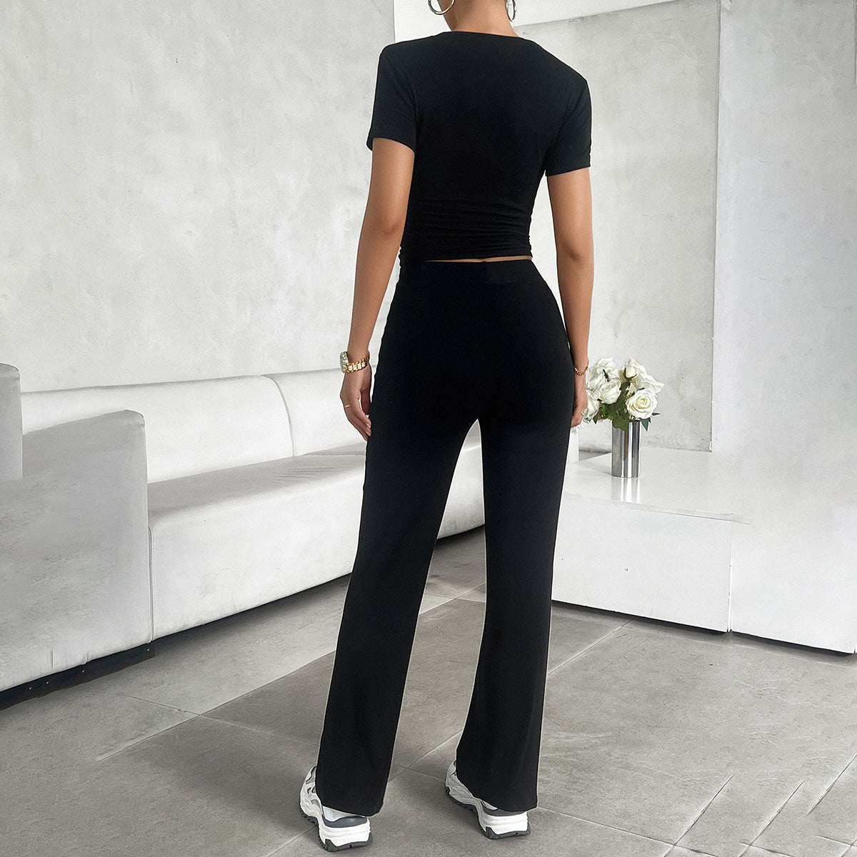 Women's Two Piece Set Soft Fabric Casual Co Ord Sets 2