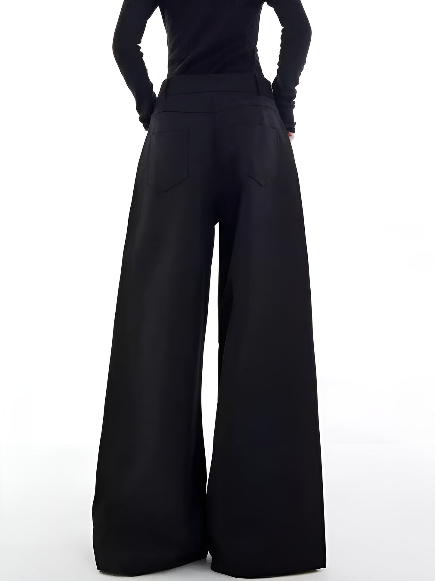 Women's Wide Leg Pants Lightweight Woven Fabric Casual Comfort 3