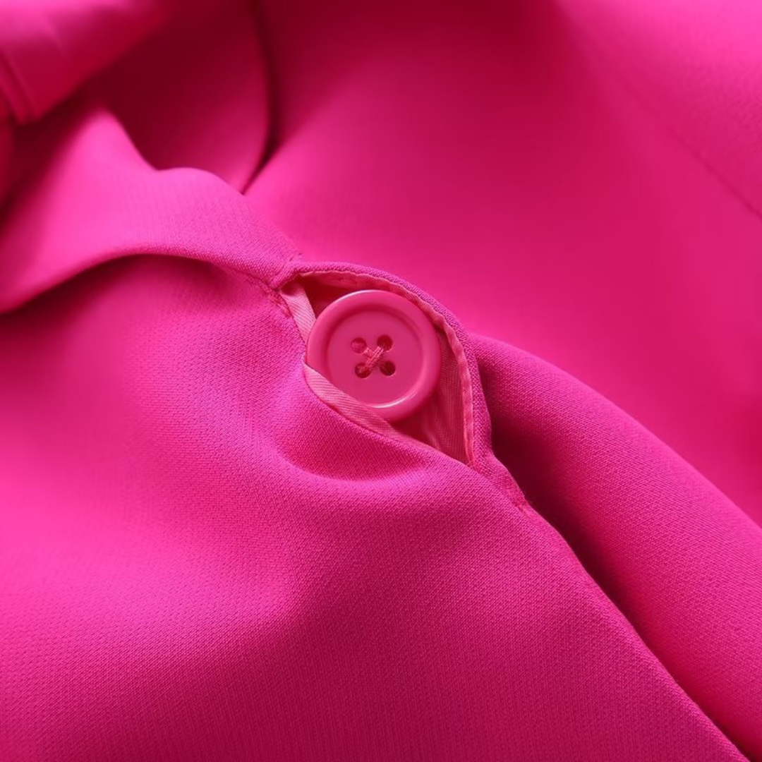 Women’s Belted Blazer and Wide-Leg Trousers Set – Elegant Tailored Two-Piece