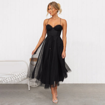 Women’s Formal Maxi Dress – Draped Silhouette for Events and Parties