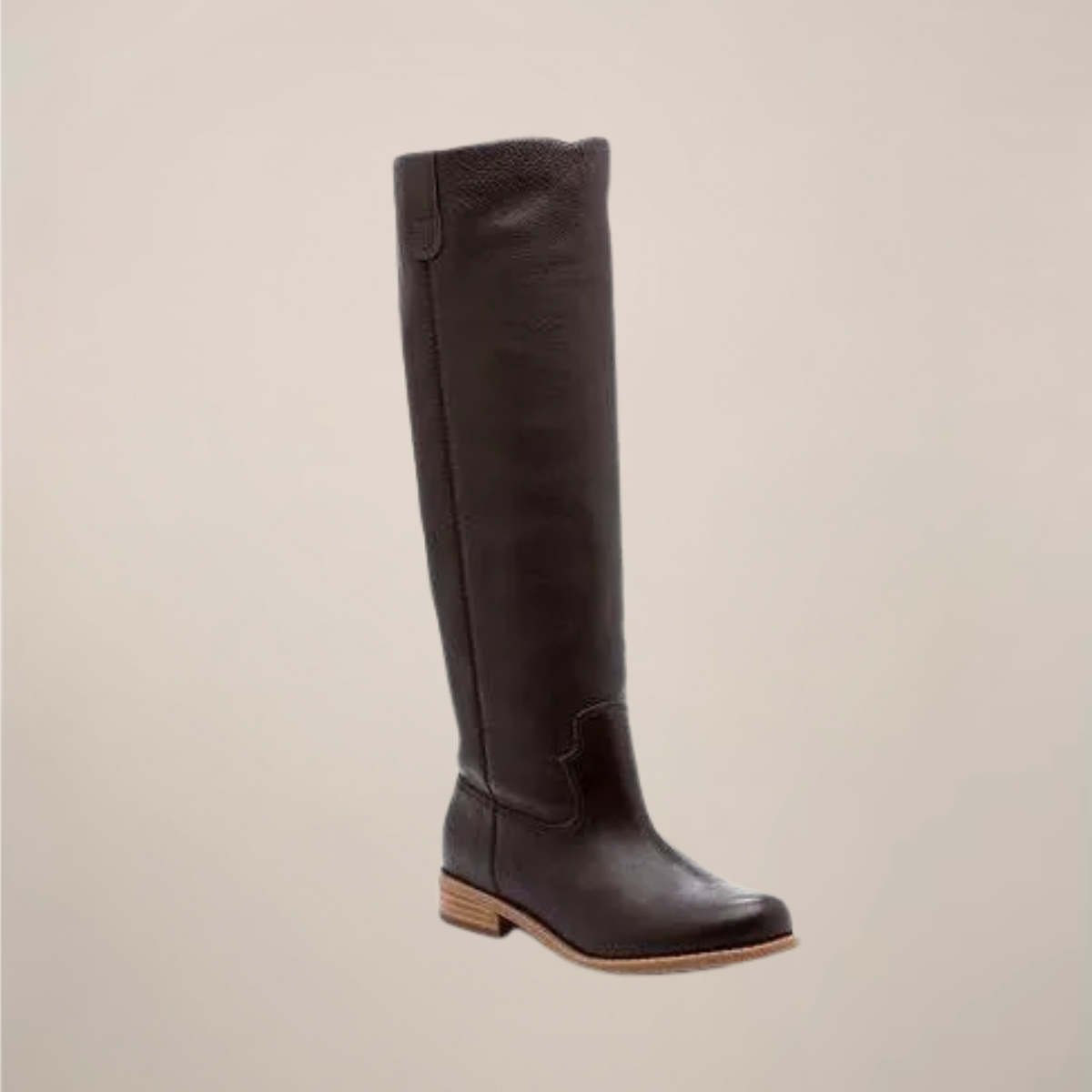 Women’s Knee-High Boots – Classic Tall Design with Low Heel