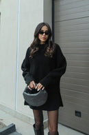 Women’s Knitted Sweater & Skirt Set – Long Sleeve, Mini, Co-Ord