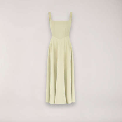 Women’s Midi Dress – Flattering Fit – Cinched Waist – Flowing Silhouette