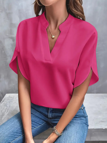 Women’s Relaxed Lightweight Blouse – Elegant Spring Top with Flowing Fit