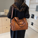Women’s Shoulder Tote Bag – Zip Top, Crossbody Strap