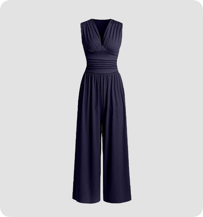 Women’s Sleeveless Jumpsuit – Flattering Fit for Effortless Elegance