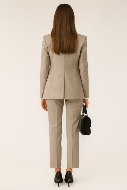 Women’s Three-Piece Suit – Coordinated Blazer, Waistcoat and Trousers for Refined Style