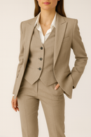 Women’s Three-Piece Suit – Coordinated Blazer, Waistcoat and Trousers for Refined Style