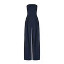 Women’s Tube Jumpsuit with Waist Sculpting Corset Effect – Elegant Slim Fit