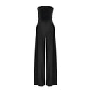 Women’s Tube Jumpsuit with Waist Sculpting Corset Effect – Elegant Slim Fit