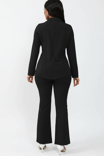 Women’s Two-Piece Suit – Tailored Blazer & Trousers Set