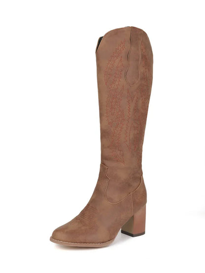 Women’s Western Cowboy Boots – Ultra-Comfort Design with Everyday Style