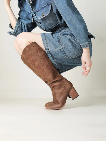 Women’s Western Cowboy Boots – Ultra-Comfort Design with Everyday Style