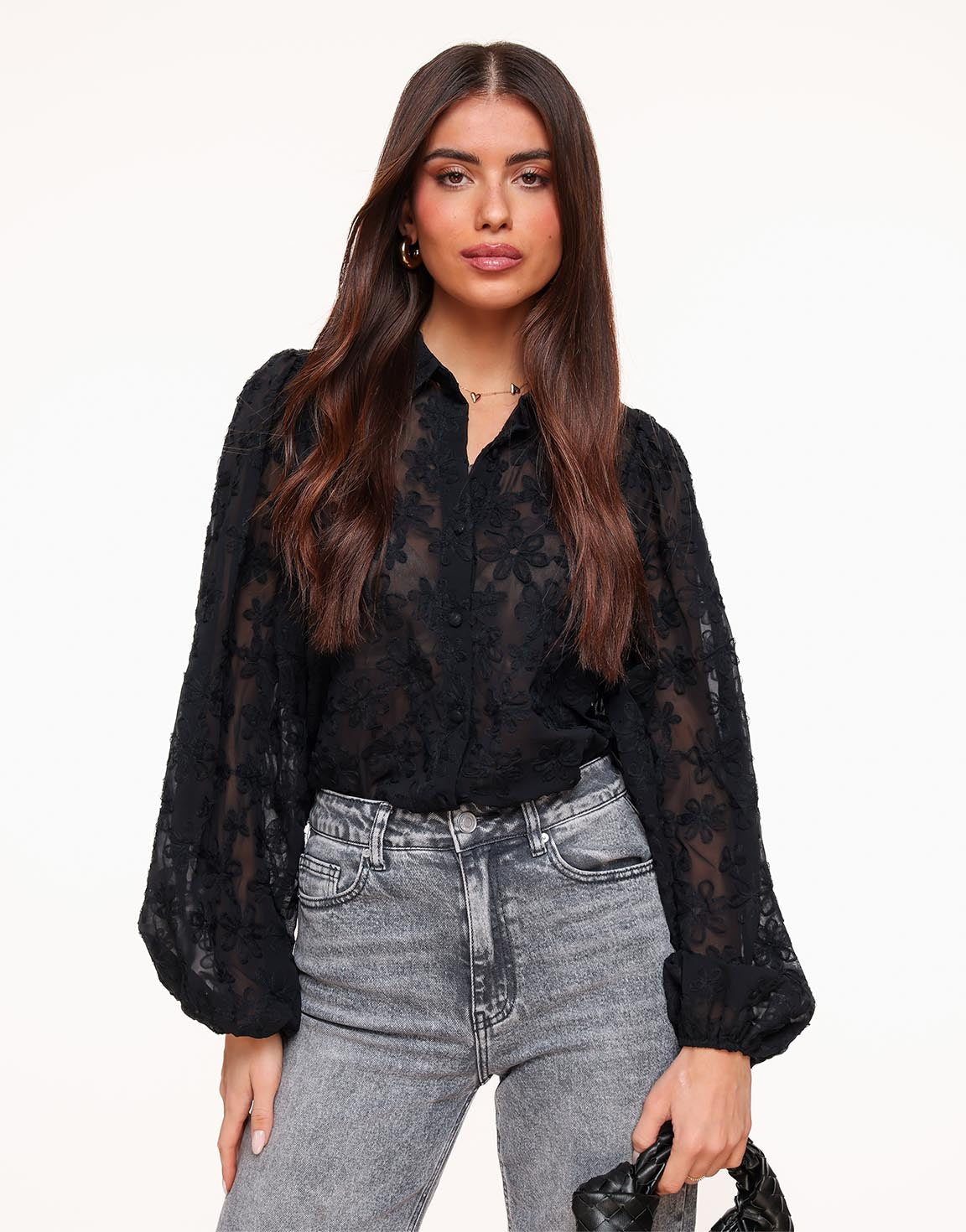 Womens Blouse Floral