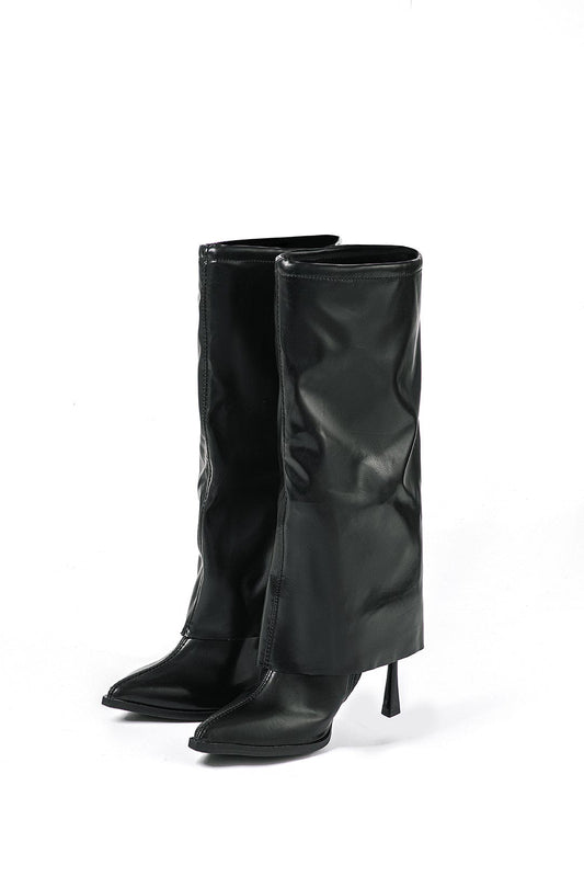 Womens Boots Black Oversized 0