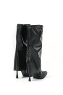 Womens Boots Black Oversized 1