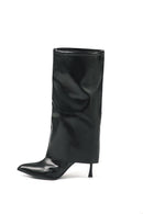 Womens Boots Black Oversized 2
