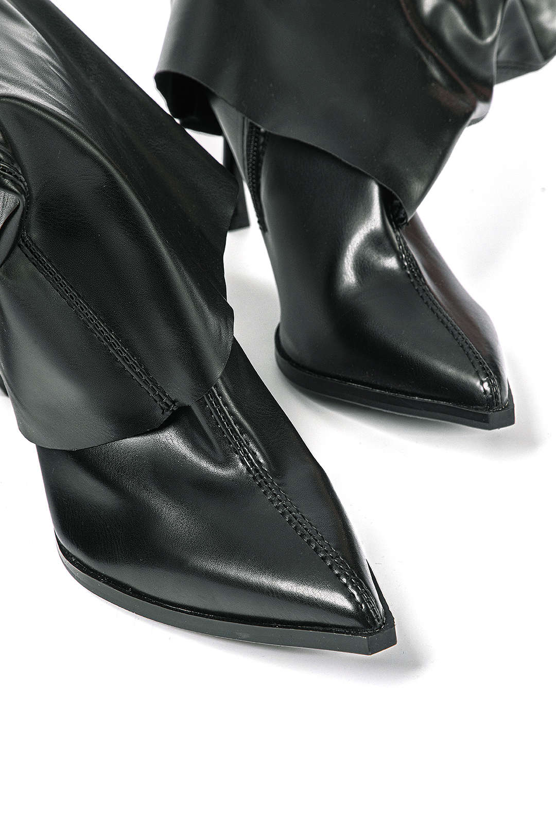 Womens Boots Black Oversized 3