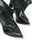 Womens Boots Black Oversized 3