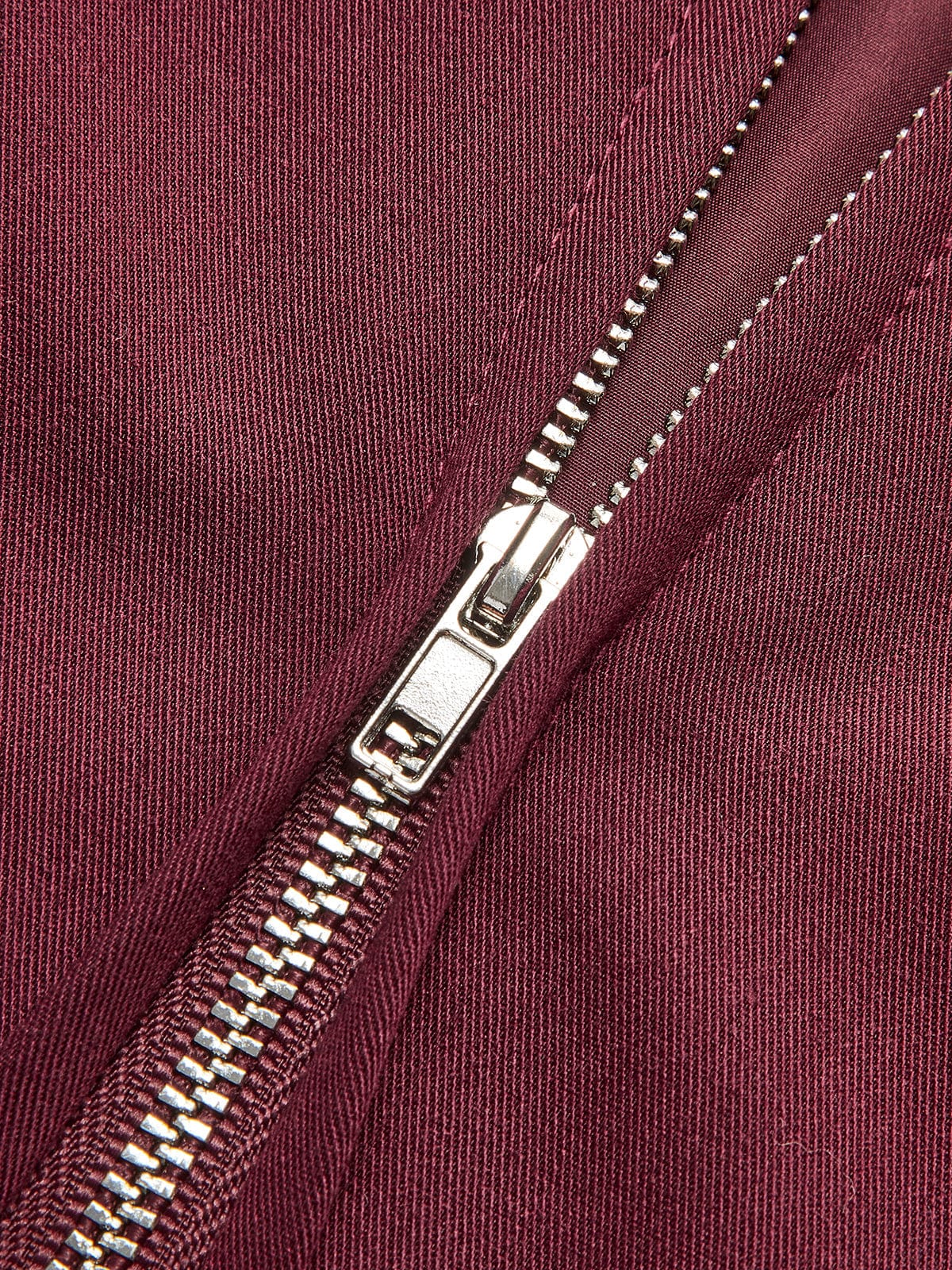 Womens Coat Minimalist Burgundy 2