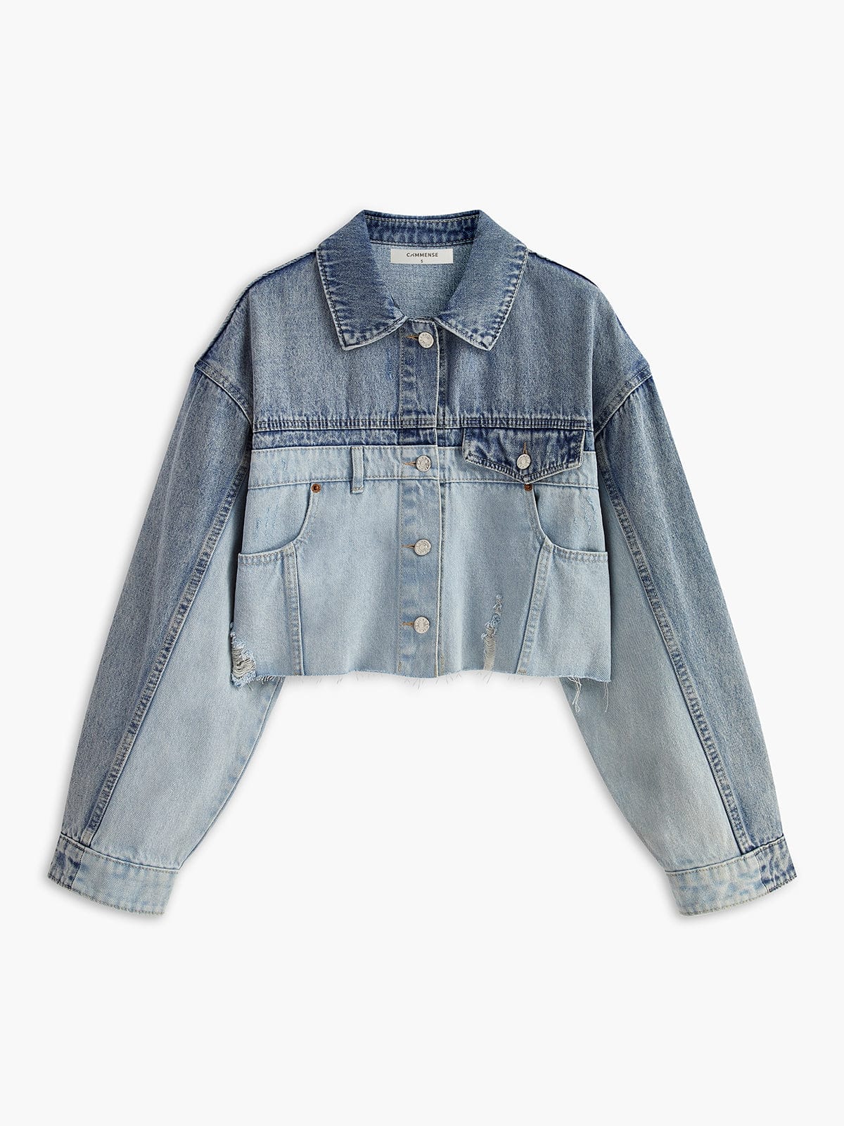 Womens Denim Jacket Cropped 0