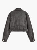 Womens Denim Jacket Cropped 1