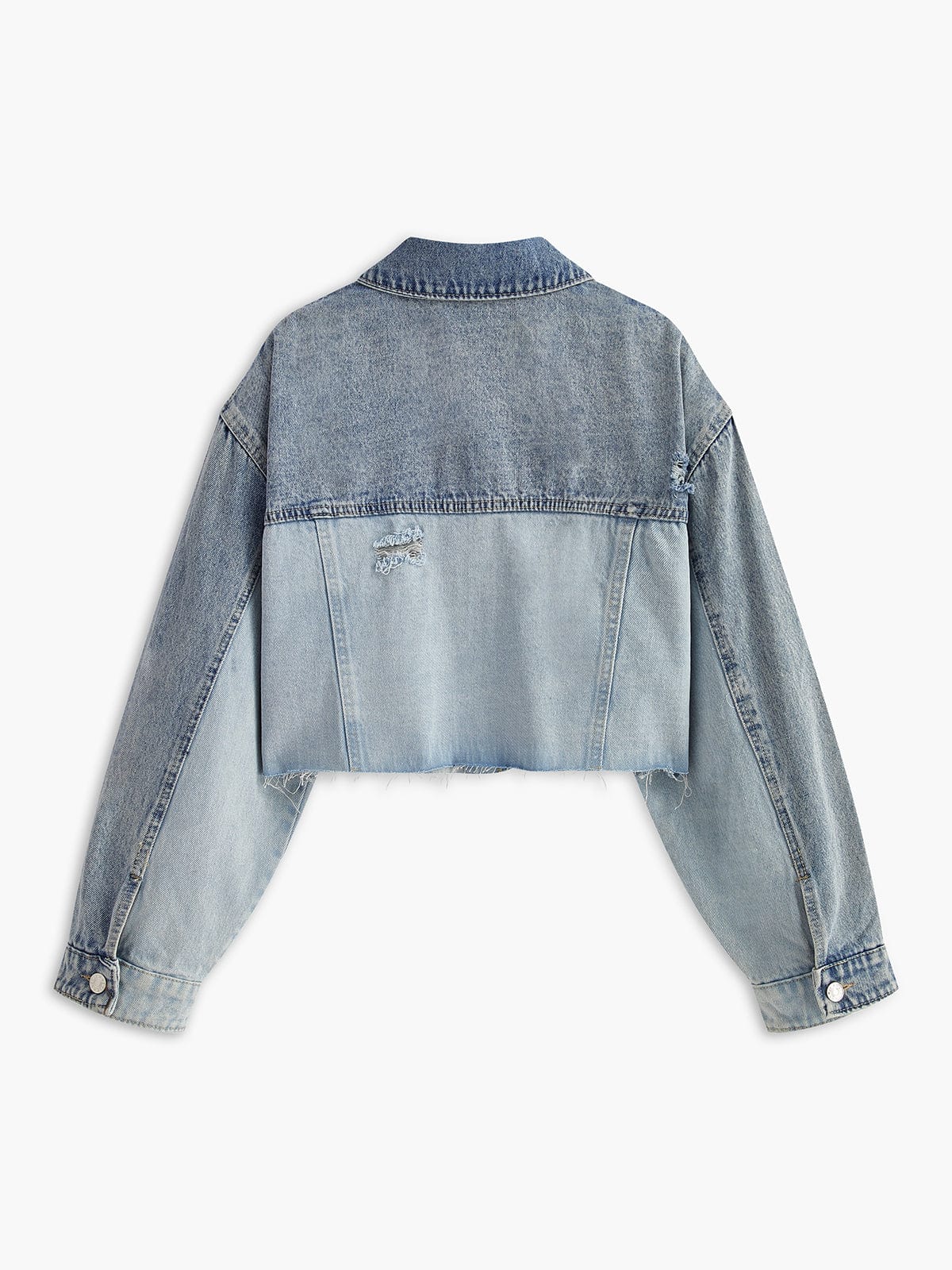 Womens Denim Jacket Cropped 1