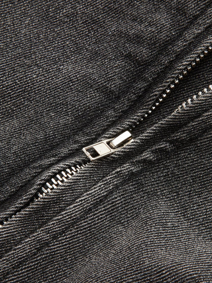 Womens Denim Jacket Cropped 2