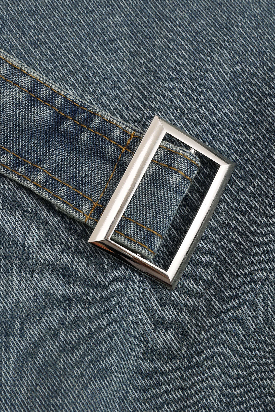 Womens Denim Jacket Cropped Wrap Design 2