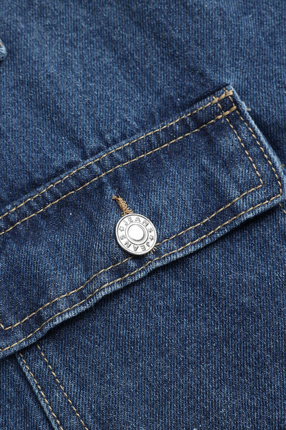 Womens Denim Jacket with Tie Belt 2