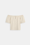 Womens Going Out Top Off-Shoulder V-Neck 5