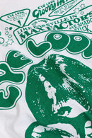 Womens Graphic Tees Rolled Sleeves Crop Top 4