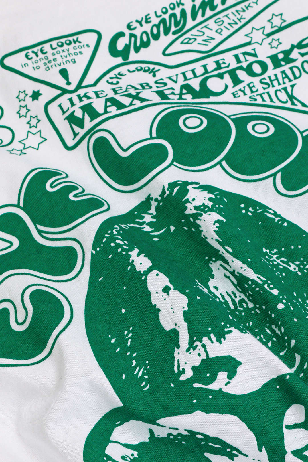 Womens Graphic Tees Rolled Sleeves Crop Top 4