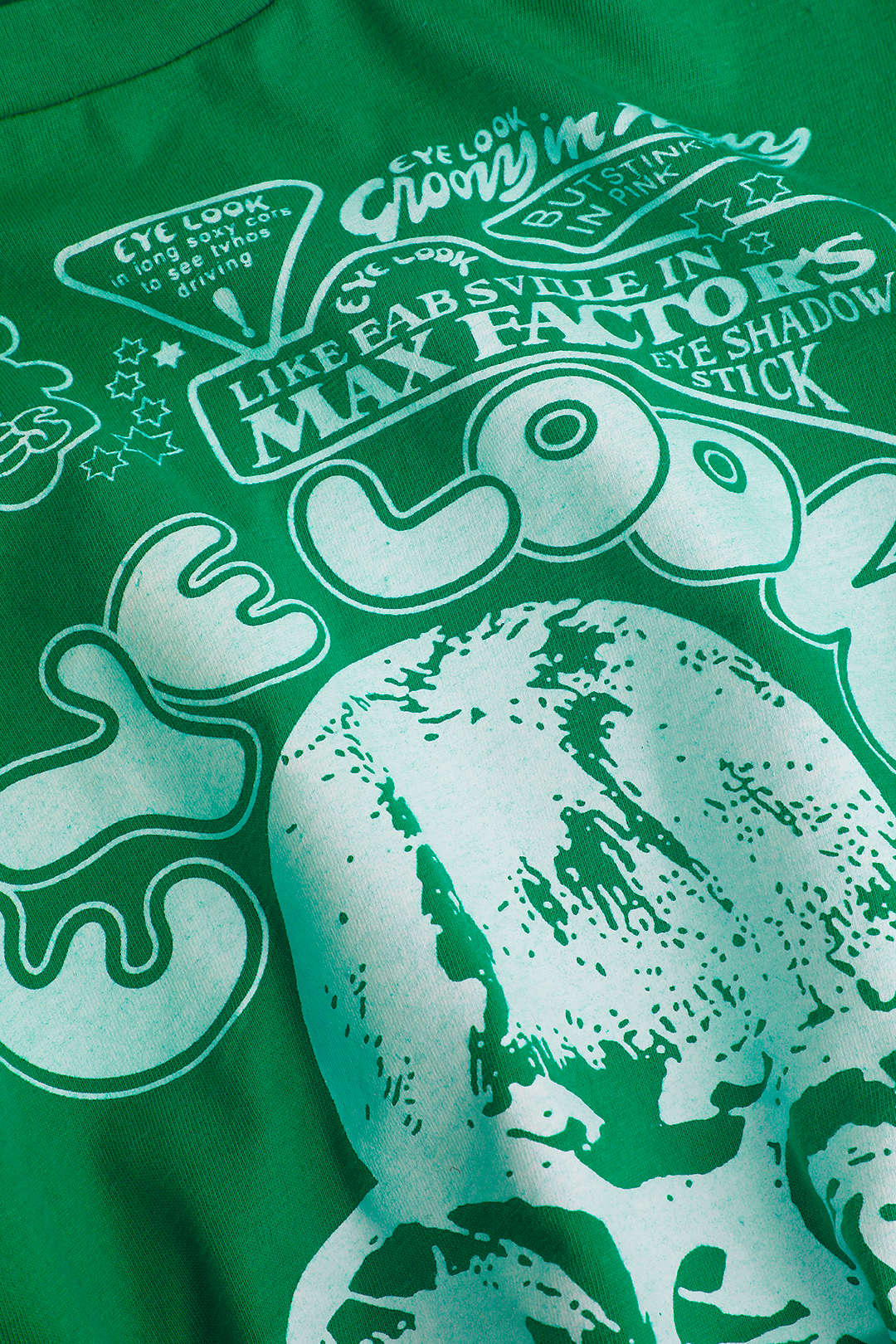 Womens Graphic Tees Rolled Sleeves Crop Top 7