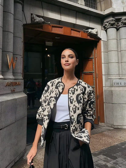 Womens Jacket Animal Print 5