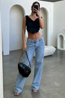 Womens Jeans High Waist 0
