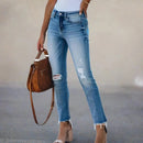 Womens Jeans High Waisted Ripped 1
